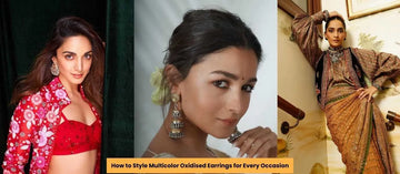 How to Style Multicolor Oxidised Earrings for Every Occasion