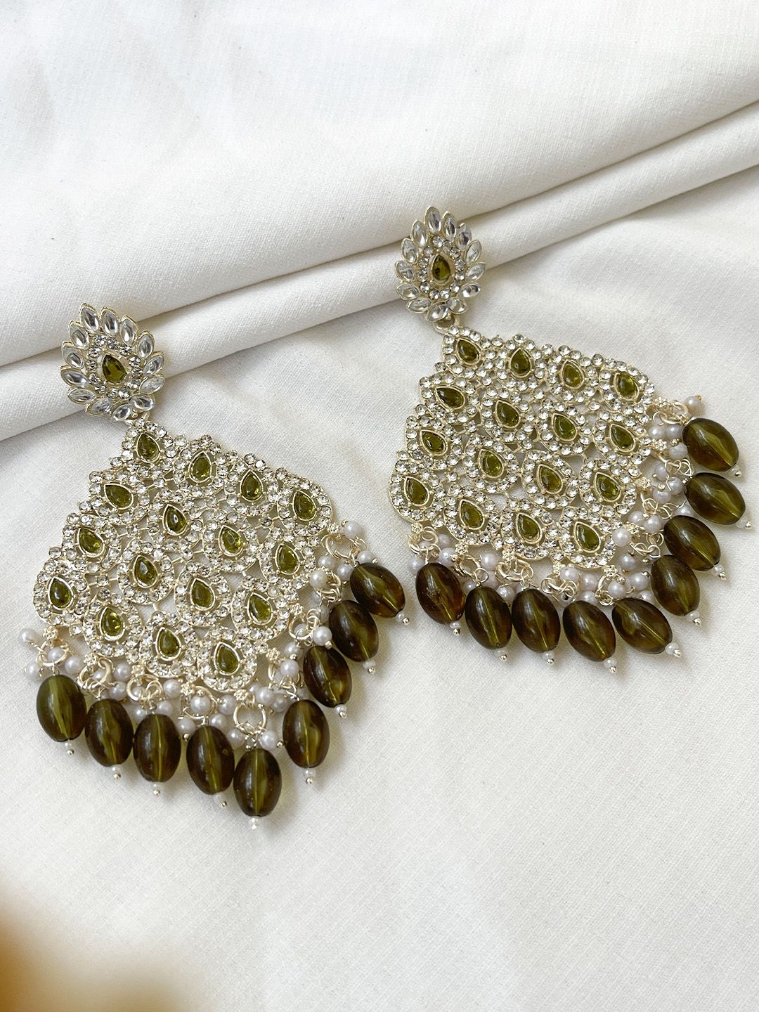 Ishhaara Statement Chandbali Earrings
