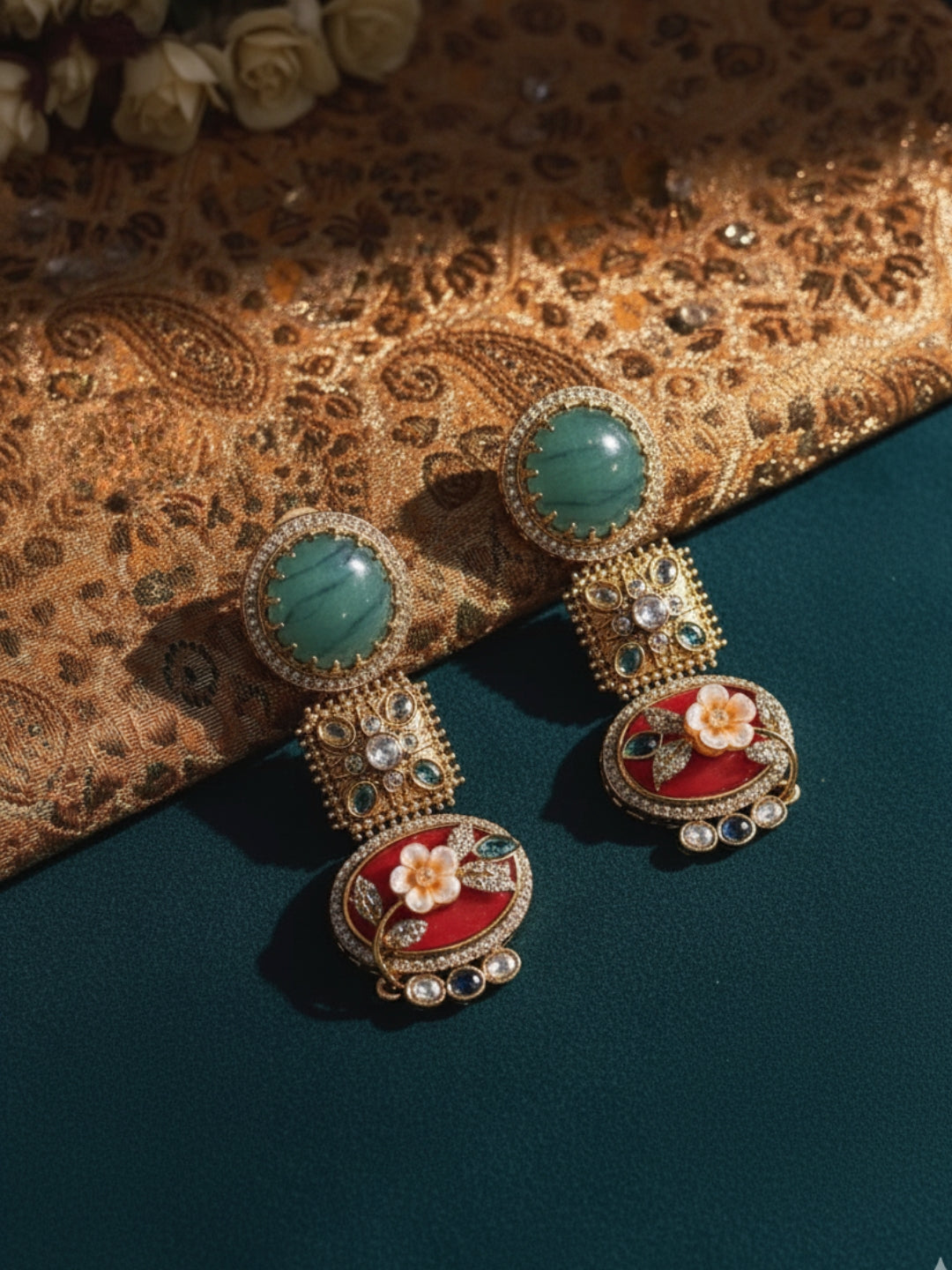 Ishhaara Regalia Bloom Cocktail Earrings