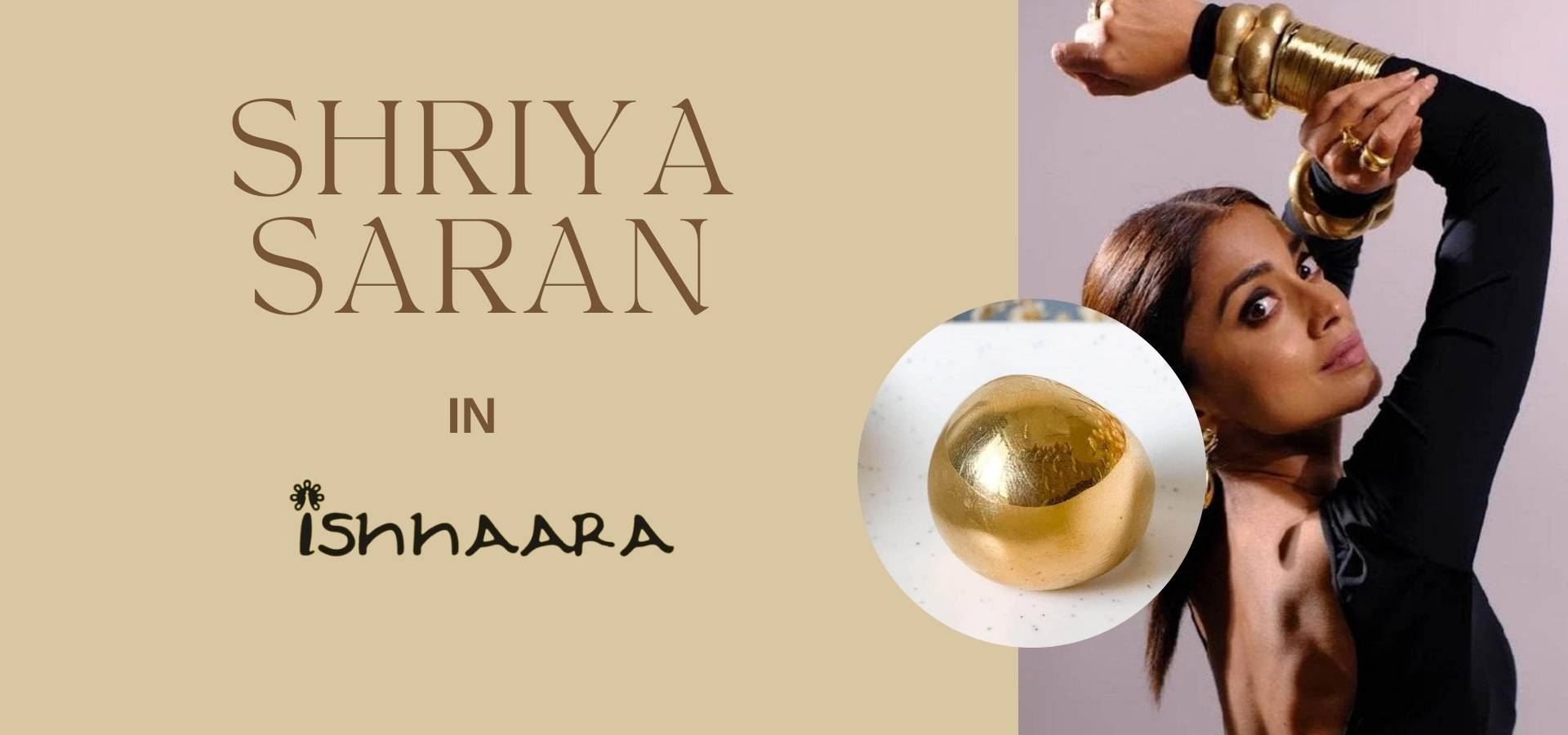 Shriya Saran jewellery