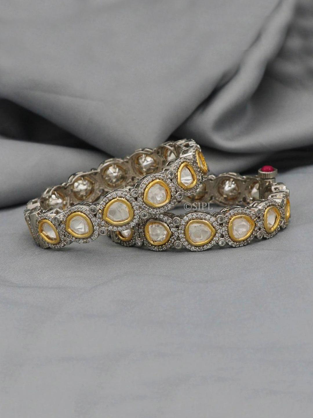 Ishhaara Victorian Polki Bangle