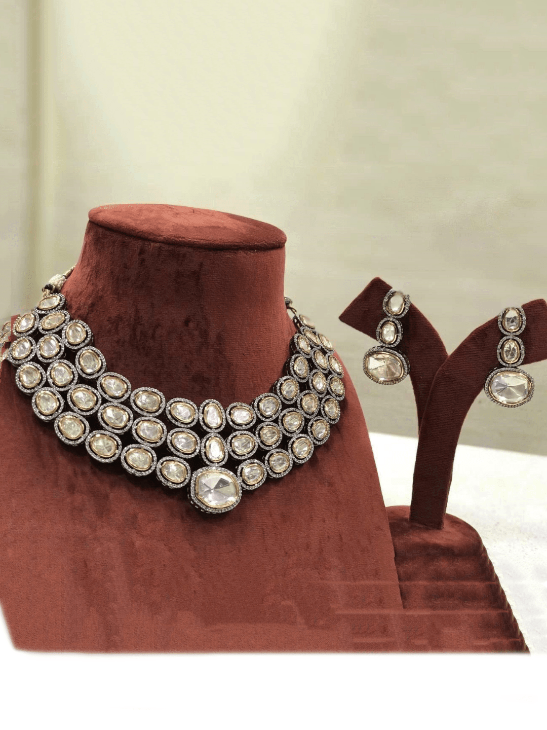 Ishhaara 3 Layered Polki Set