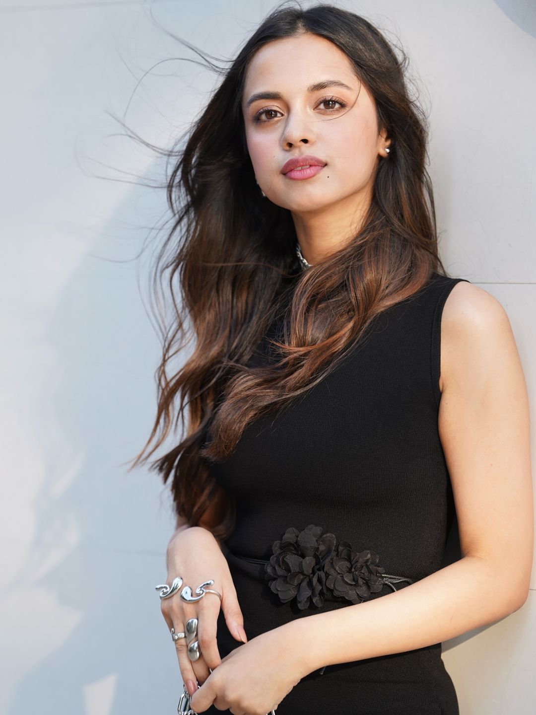 Ishhaara 𝐍Itanshi Goel In Water Drop Shaped Doublet Rings