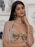 Ishhaara Aaliya In Smoky Quartz Earrings