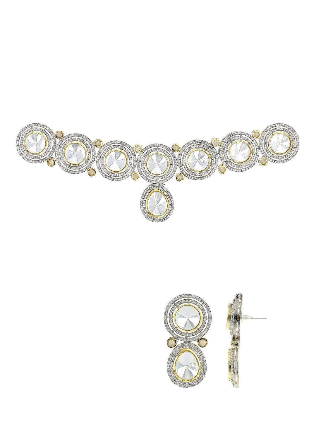 Ishhaara Ad Stone Kundan Choker Set