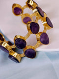 Ishhaara Ametrine Hand Cuff Violet