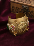 Ishhaara Antique Finish Navratna Bracelet Kada