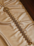 Ishhaara Antique Lakshmi Kemp Flower Gold Drops Hair Choti
