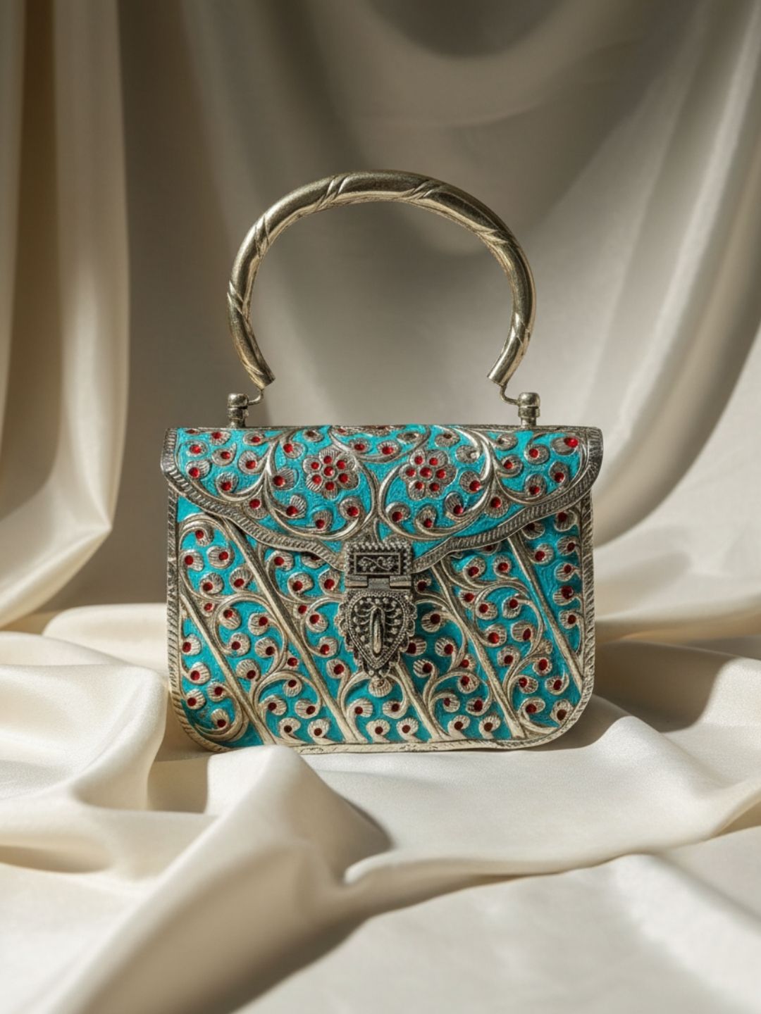 Ishhaara Antique Metal Bag
