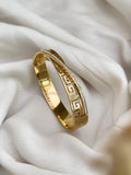 Ishhaara Athena Greek Key Bangle