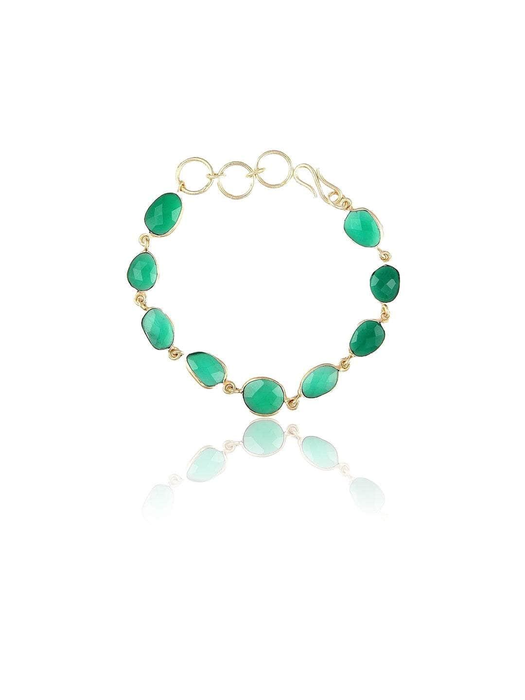 Ishhaara Bandgee Kallra In Jasper Sparkler Bracelet