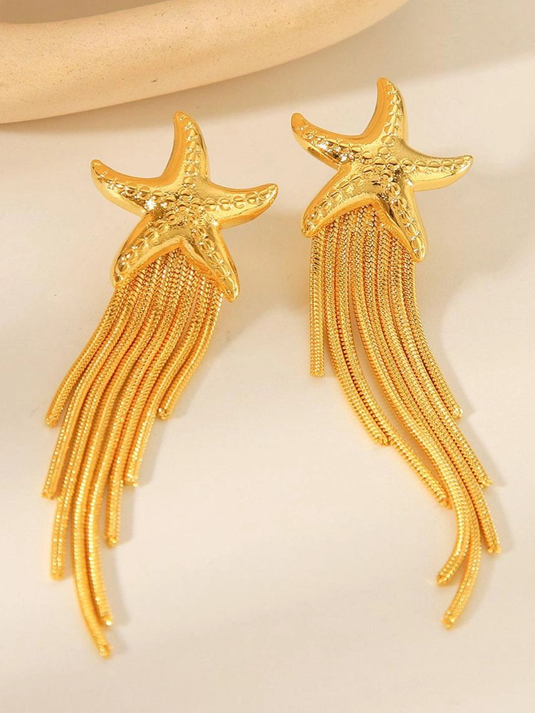 Ishhaara Beach Star Tassel Earrings