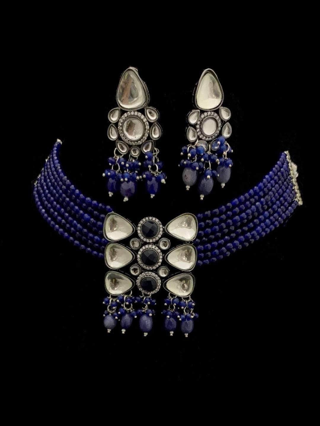 Ishhaara Beaded Trilliant Kundan Choker