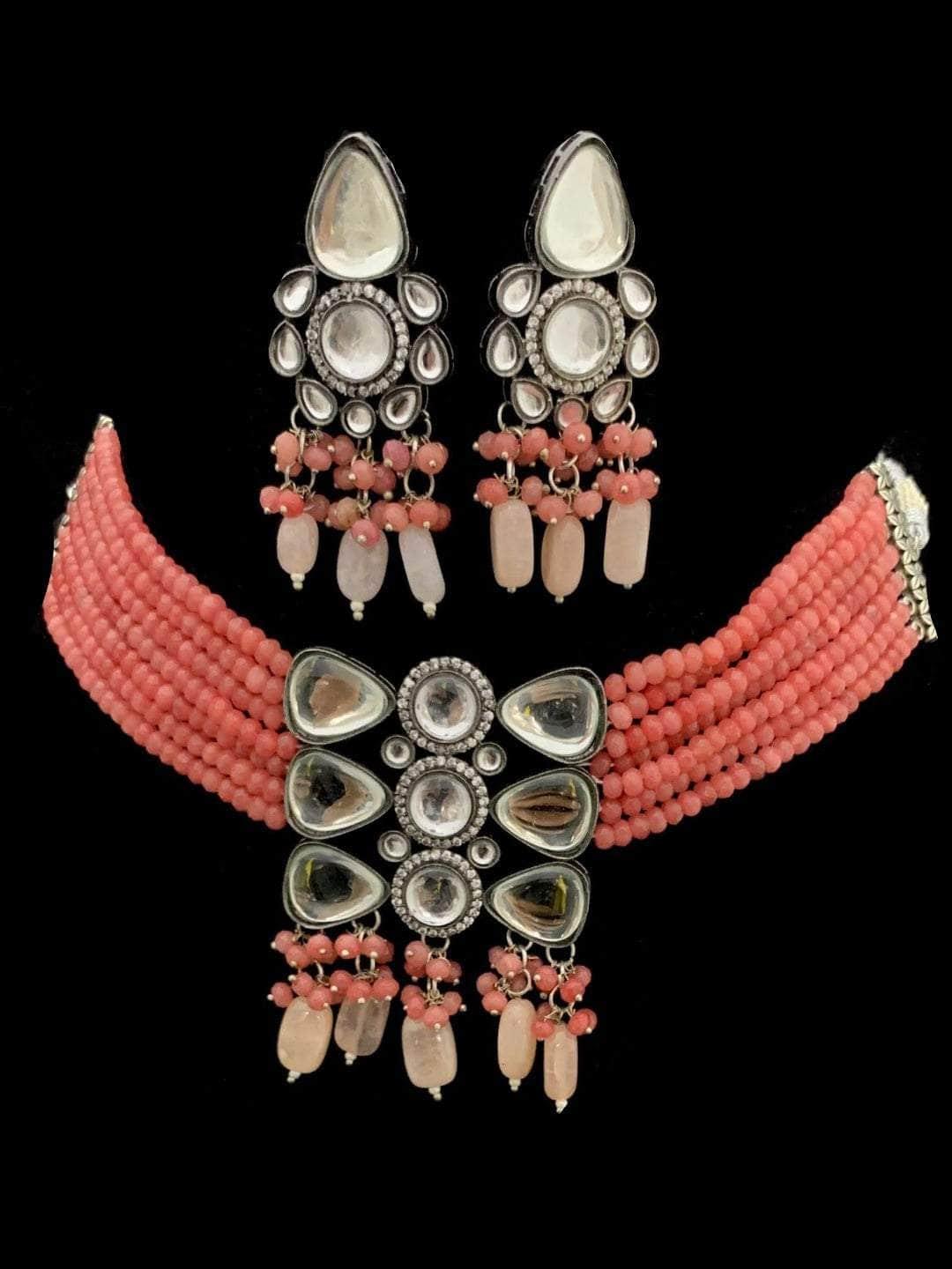 Ishhaara Beaded Trilliant Kundan Choker