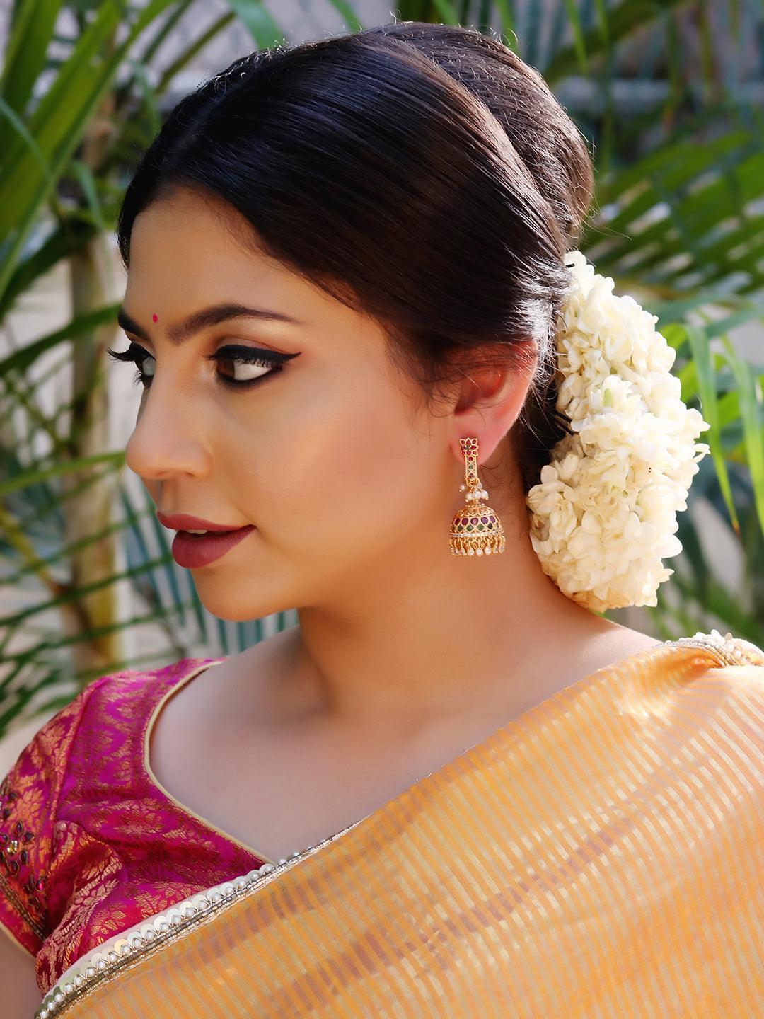 Ishhaara Beautiful Kemp Designer Earring