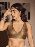 Ishhaara Bhumi Pednekar In Oxidised Pearl Handcrafted Cuff