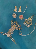 Ishhaara Bibbo Jaan Look Inspired Chandbali Earring And Maangtika Set