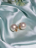 Ishhaara Big Pearl Statement Studs