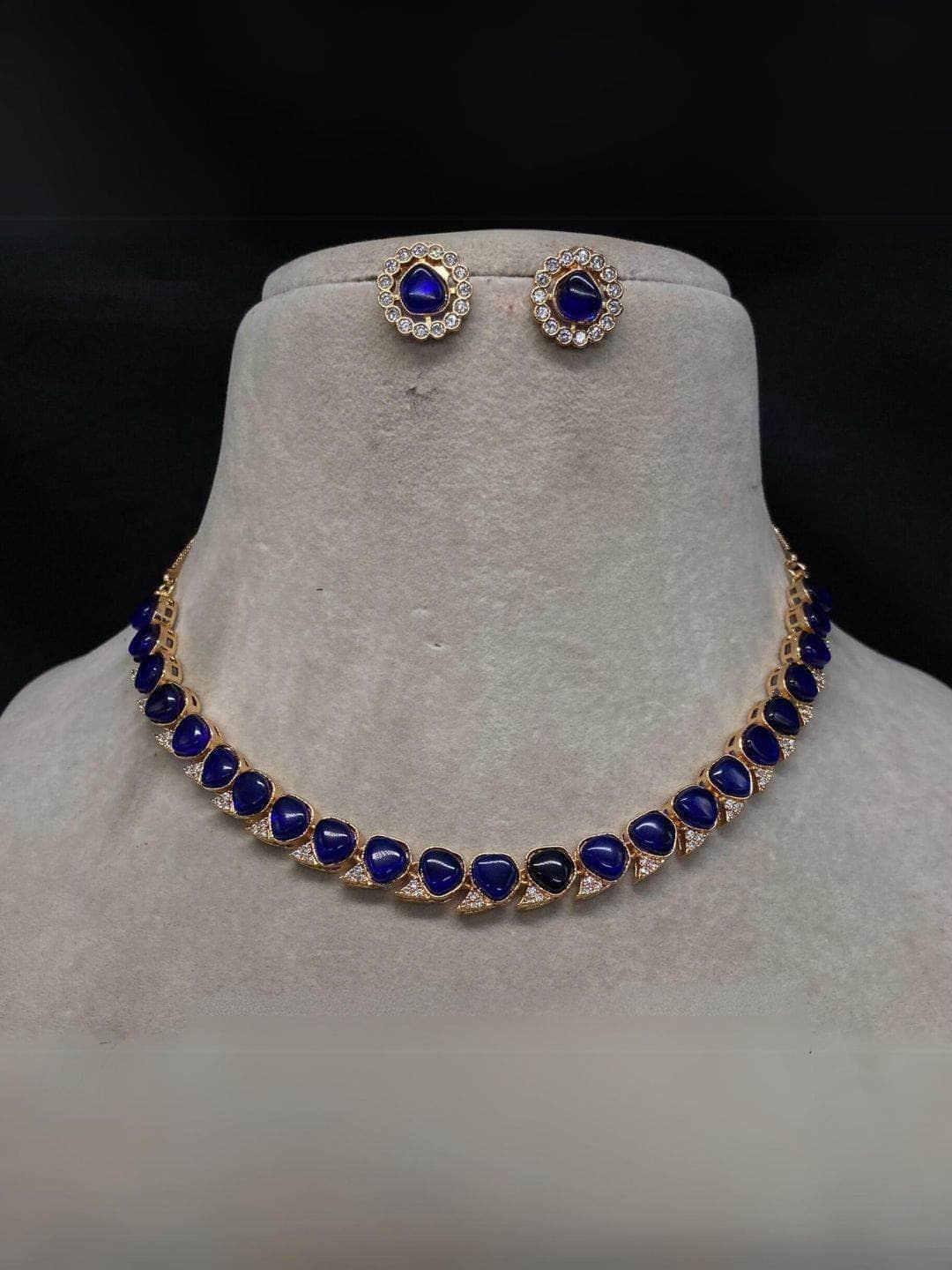 Ishhaara Beaded Choker Necklace Set