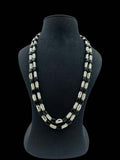Ishhaara Black Multicolor Gemstone Beaded Necklace