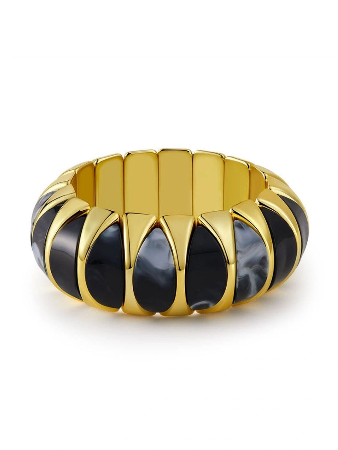 Ishhaara Black Terra Petal Bracelet