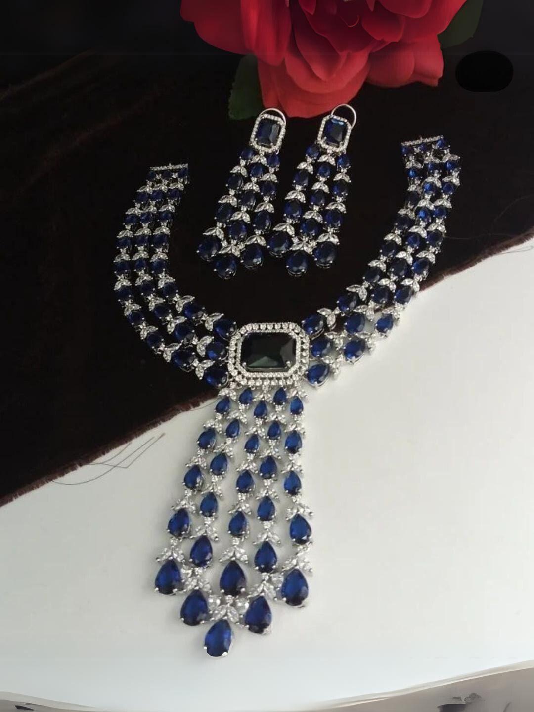 Ishhaara Stone Studded Fringe Choker