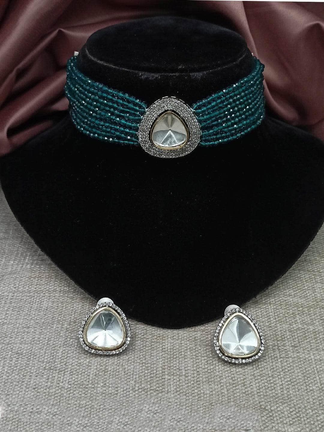 Ishhaara Ad Stone Polki Choker