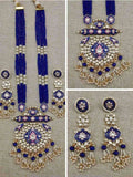 Ishhaara Brass Kundan Long Necklace Set