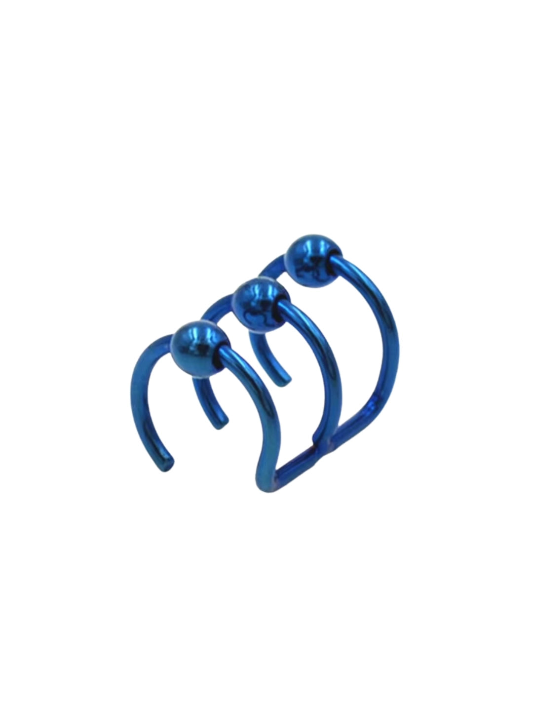 Ishhaara Blue Minimalistic Ear Cuff