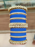 Ishhaara Blue Pearl And Kundan Studded Bridal Chooda