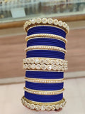 Ishhaara Blue Pearl And Kundan Studded Bridal Chooda