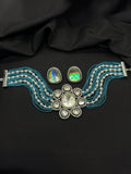 Ishhaara Pearl Beaded Kundan Choker Set