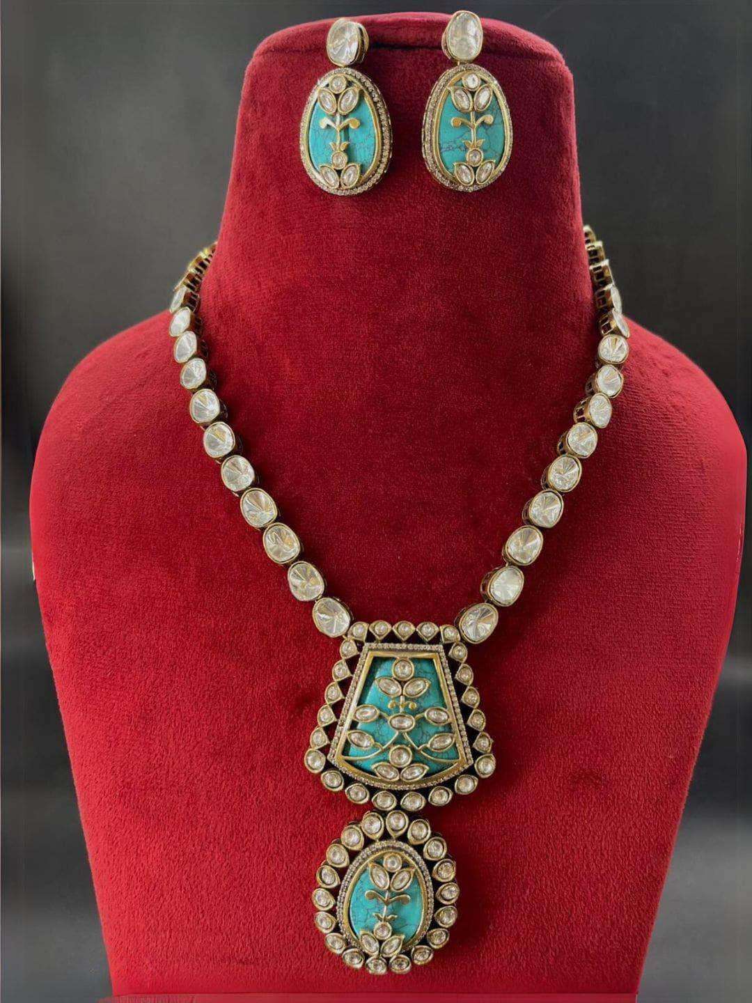 Ishhaara Polki Pendant Necklace