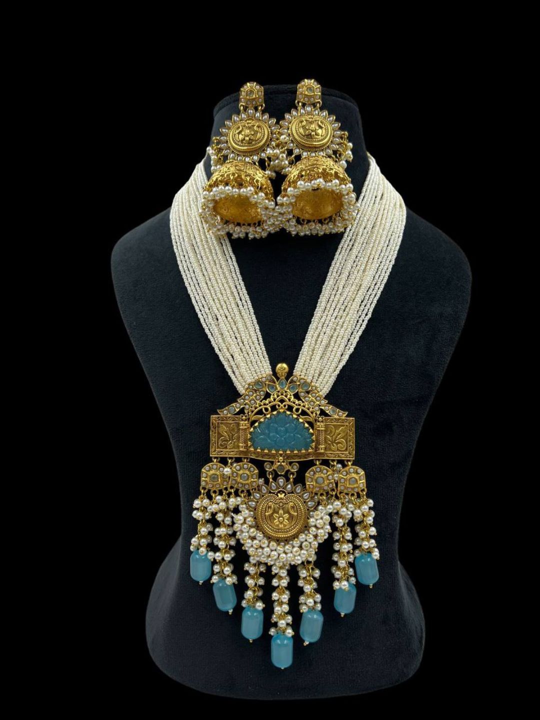 Traditional Rajasthani Kundan Long Necklace
