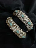 Ishhaara Victorian Pastel Oval Stone Bangle