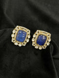 Ishhaara Vintage Polki Square Studs
