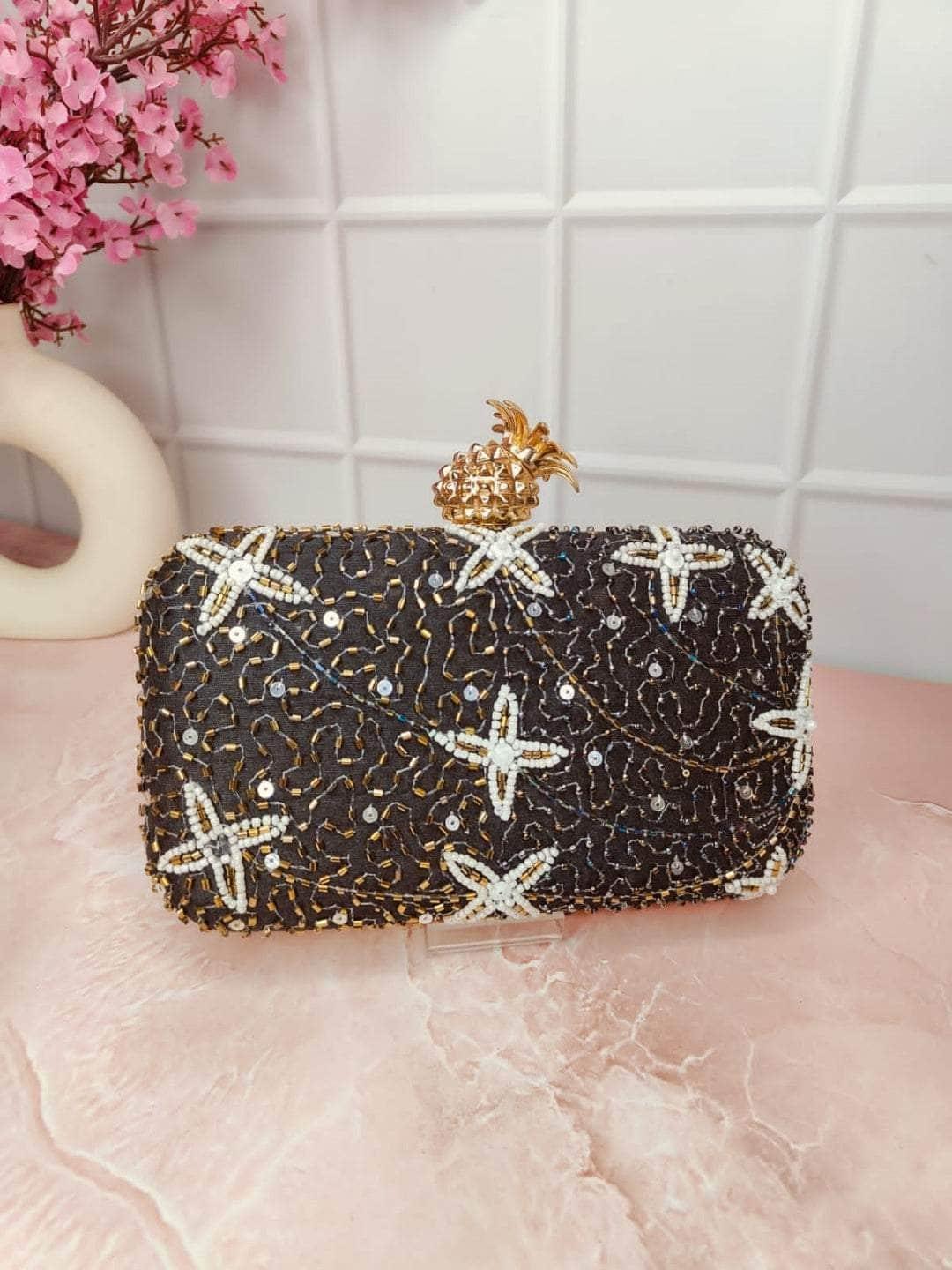 Ishhaara Bridal Royal Handbag Sling Clutch