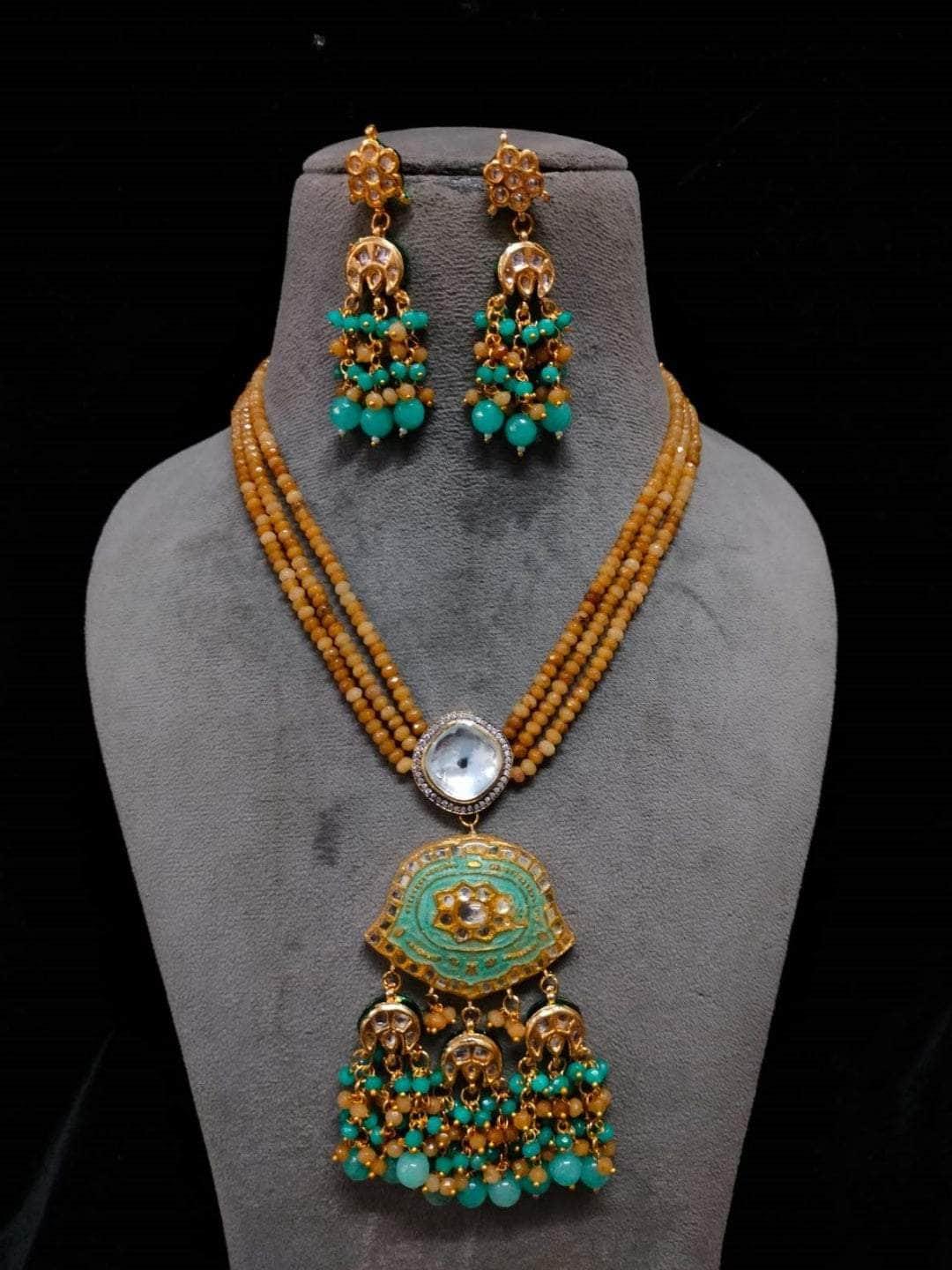 Ishhaara Beaded Chandabali Chain