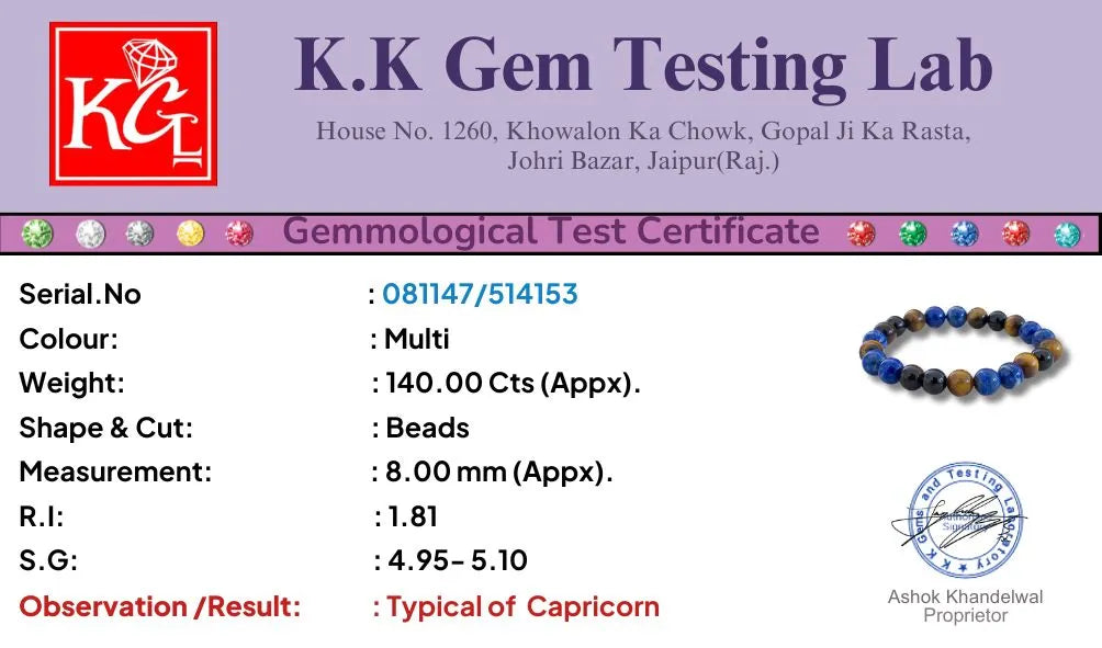 Ishhaara Capricorn Zodiac Bracelet