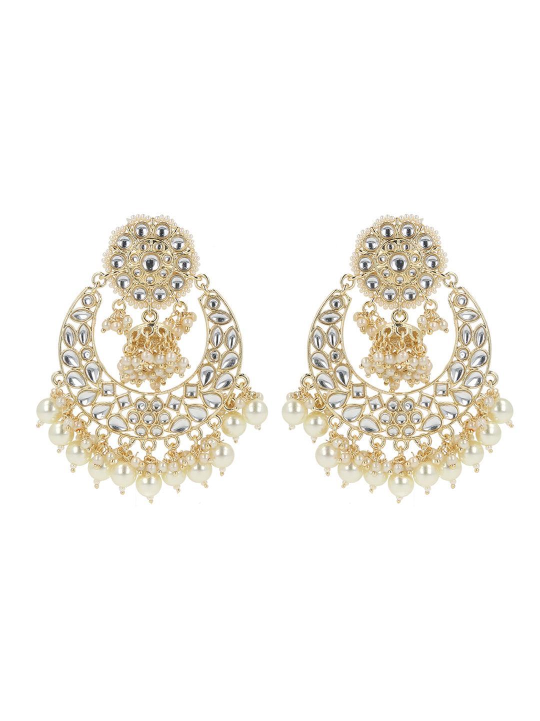 Ishhaara Centre Jumki Chandbali Earrings