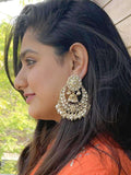 Ishhaara Centre Jumki Chandbali Earrings