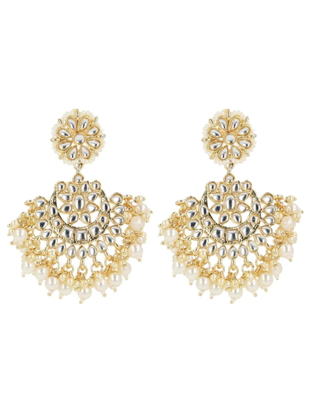 Ishhaara Classic Chandbali Earrings