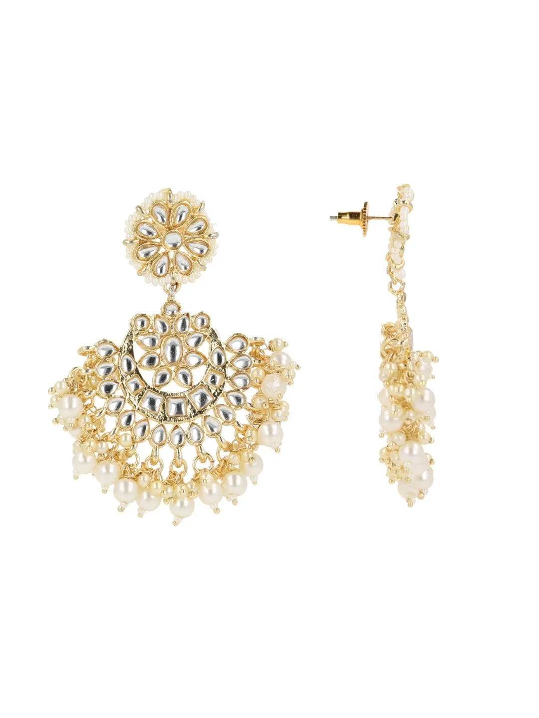 Ishhaara Classic Chandbali Earrings
