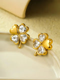 Ishhaara Clover Love Studs