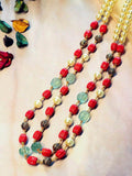Ishhaara Coral Double Layer Haar