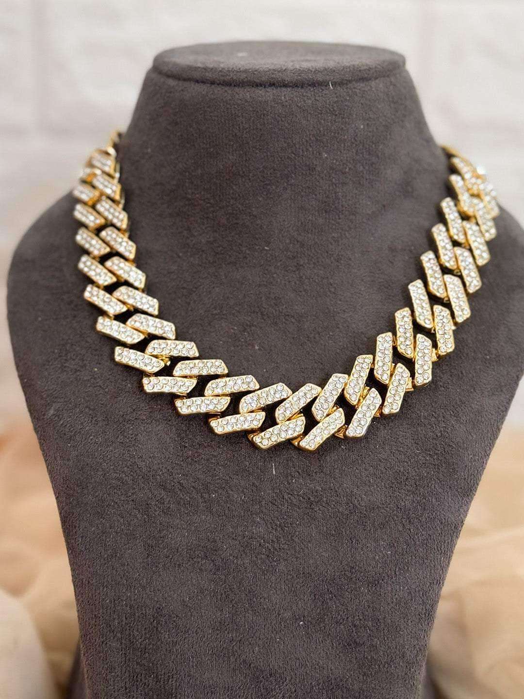Buy Cuban Chains Iced Out Bling Necklace Online Ishhaara