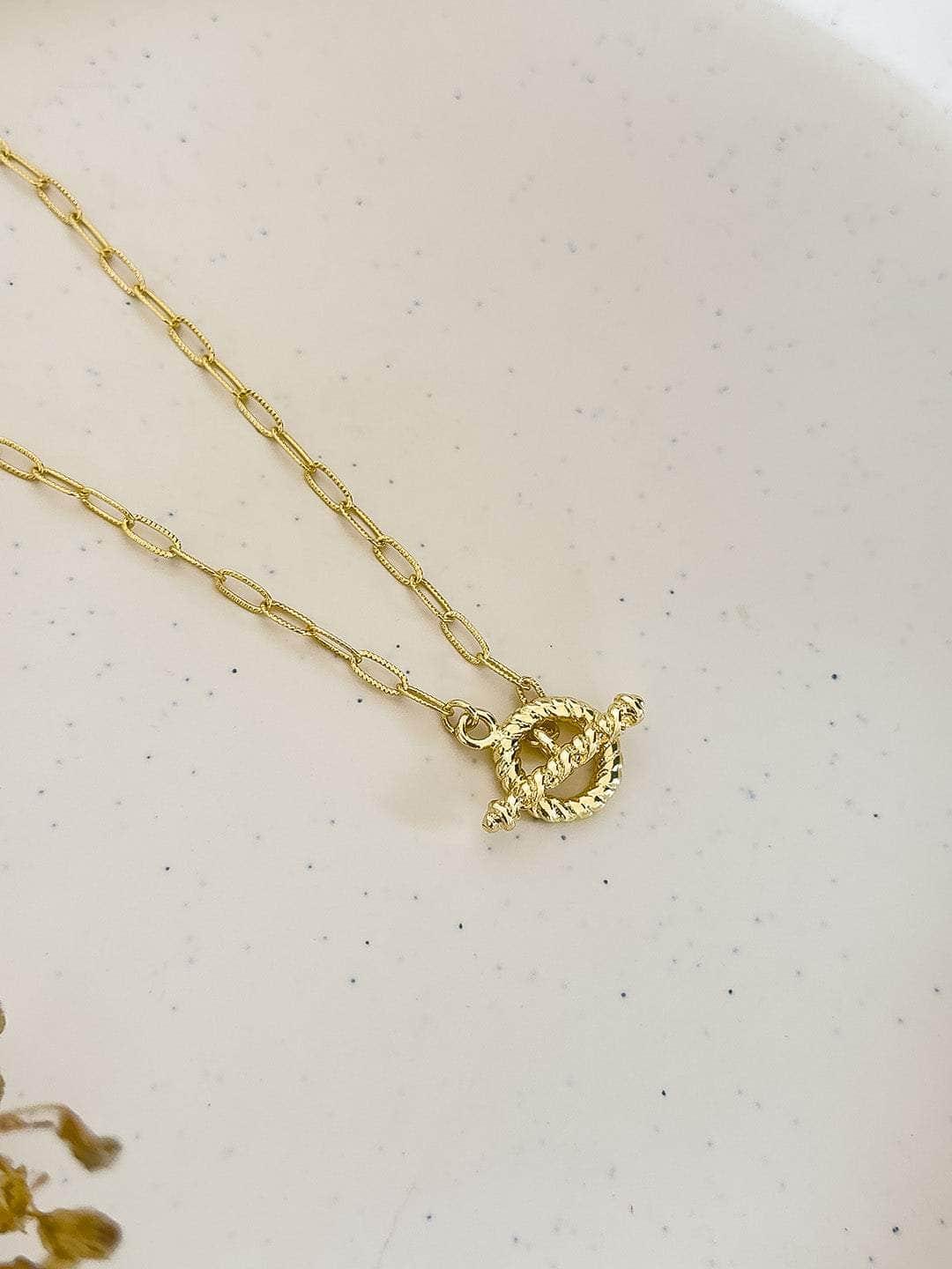 Ishhaara Cubic Zirconia Charm Necklace