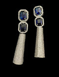 Ishhaara Crystal Long Tail Earrings