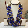 Ishhaara Semi Precious Layered Necklace Set