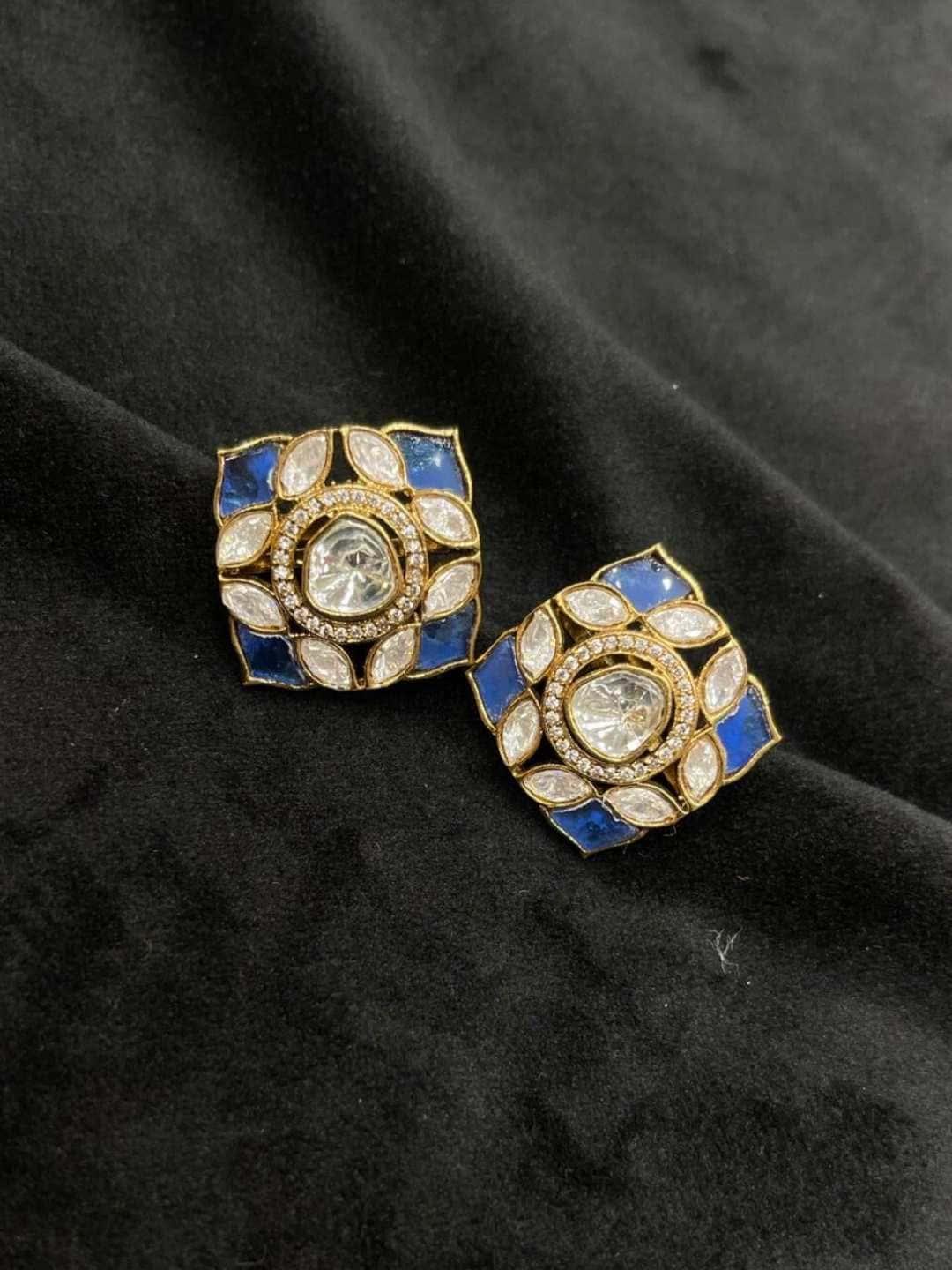 Ishhaara Stunning Uncut Polki Earring
